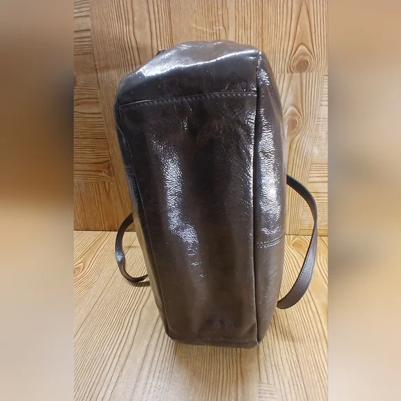 Coach Brown Leather Tote Bag - Picture 10 of 12